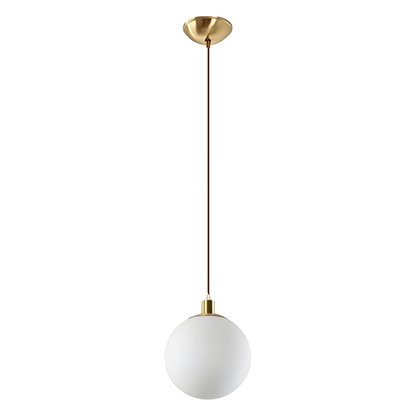 Modern Minimalist Globe Pendant Light With Gold Finish