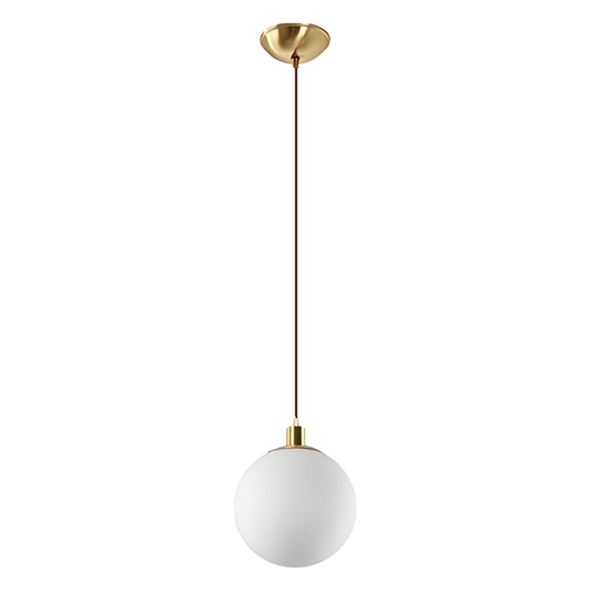 Modern Minimalist Globe Pendant Light With Gold Finish