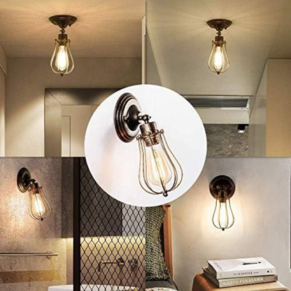 Modern Rustic Wall Light for Bedroom & Kitchen
